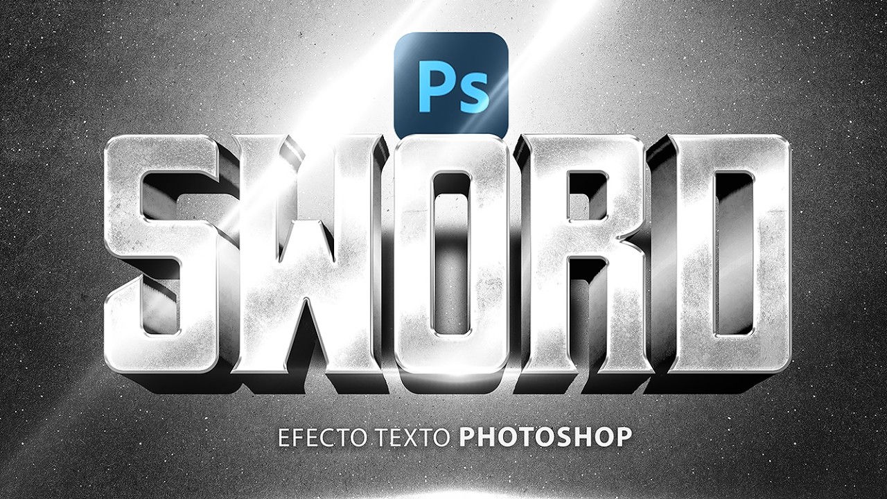 Efecto de Texto 3D en Photoshop