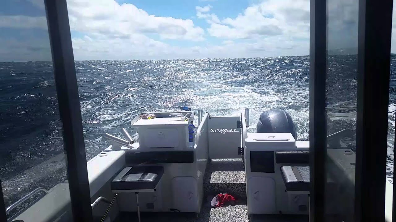 Sailfish S9 Aluminium Catamaran 20 knotts Leeming WA May 2016