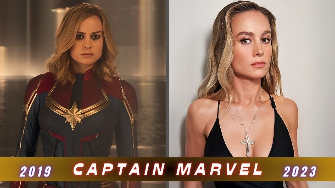 CAPTAIN MARVEL (2019) - CAST THEN and NOW (2023) - How they changed