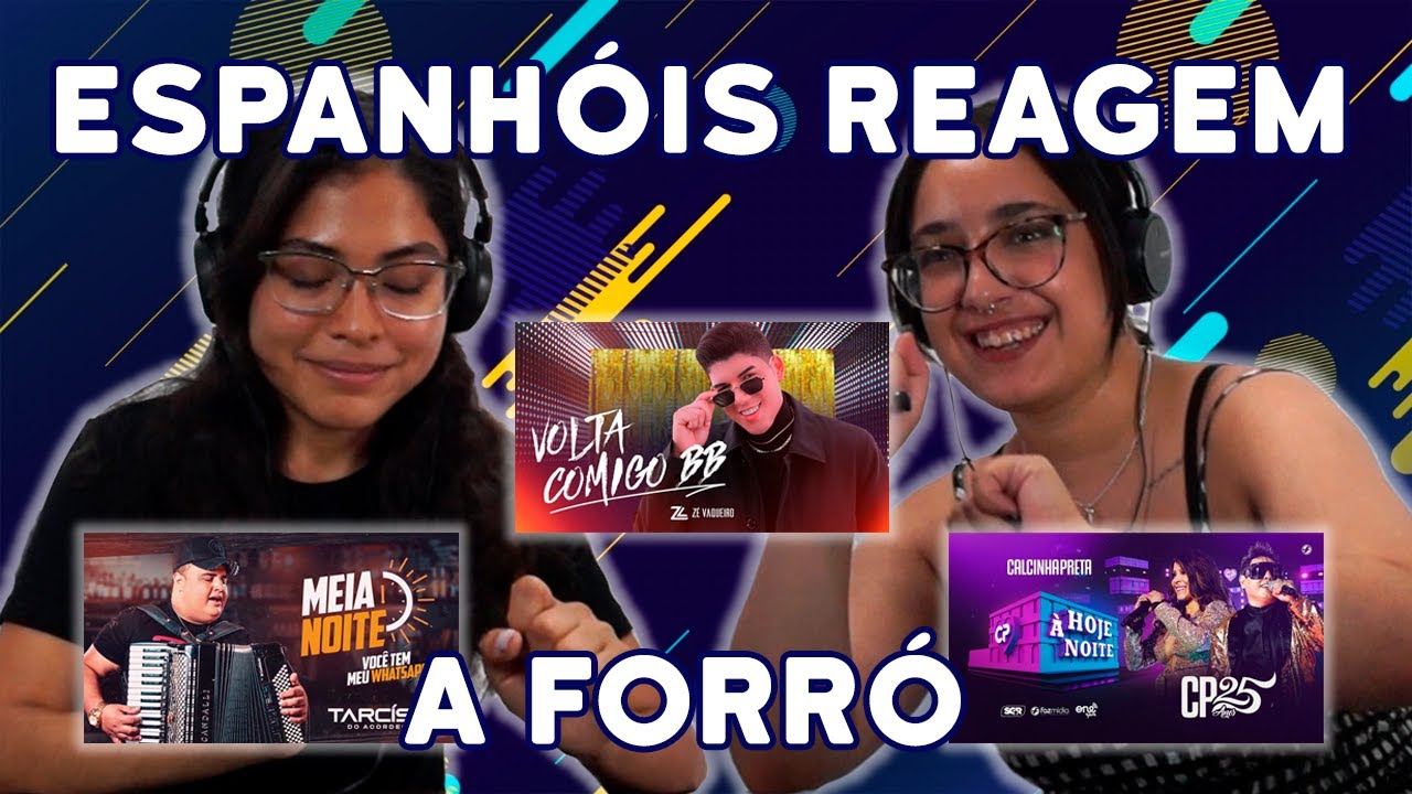 ESPANHÓIS REAGEM A FORRÓ (Zé Vaqueiro, Tarcísio do Acordeon, Calcinha Preta)