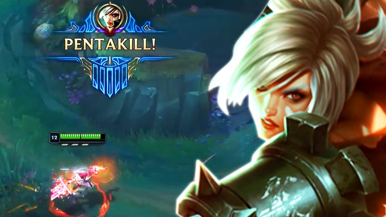 This Is What Rank 1 Riven in Challenger Lobby Looks Like