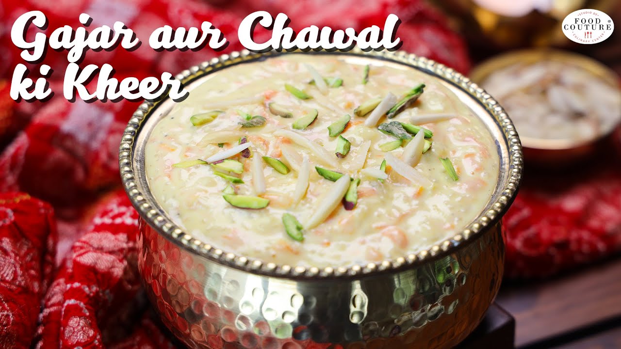 Carrot n Rice Kheer | Healthy  Dessert Recipe | Chetna Patel Recipes