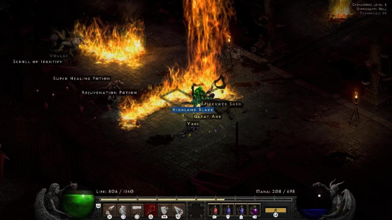 D2R - Back 2 Back Arachnid Mesh Drop!