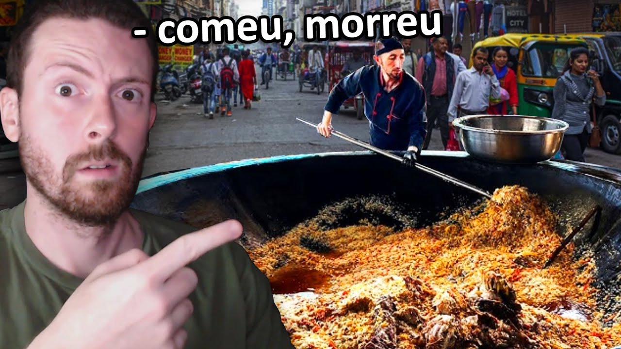 3 toneladas de ARROZ 🤮 - Comida de rua indiana