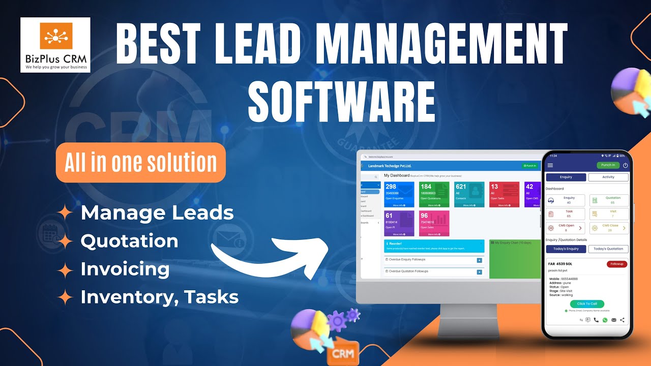 Best Lead Management Software | All in one solution - Manage Leads, Billing, Invoicing, Tasks & more