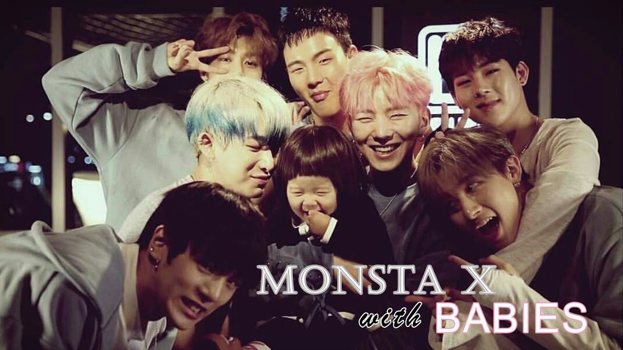 MONSTA X WITH BABIES
