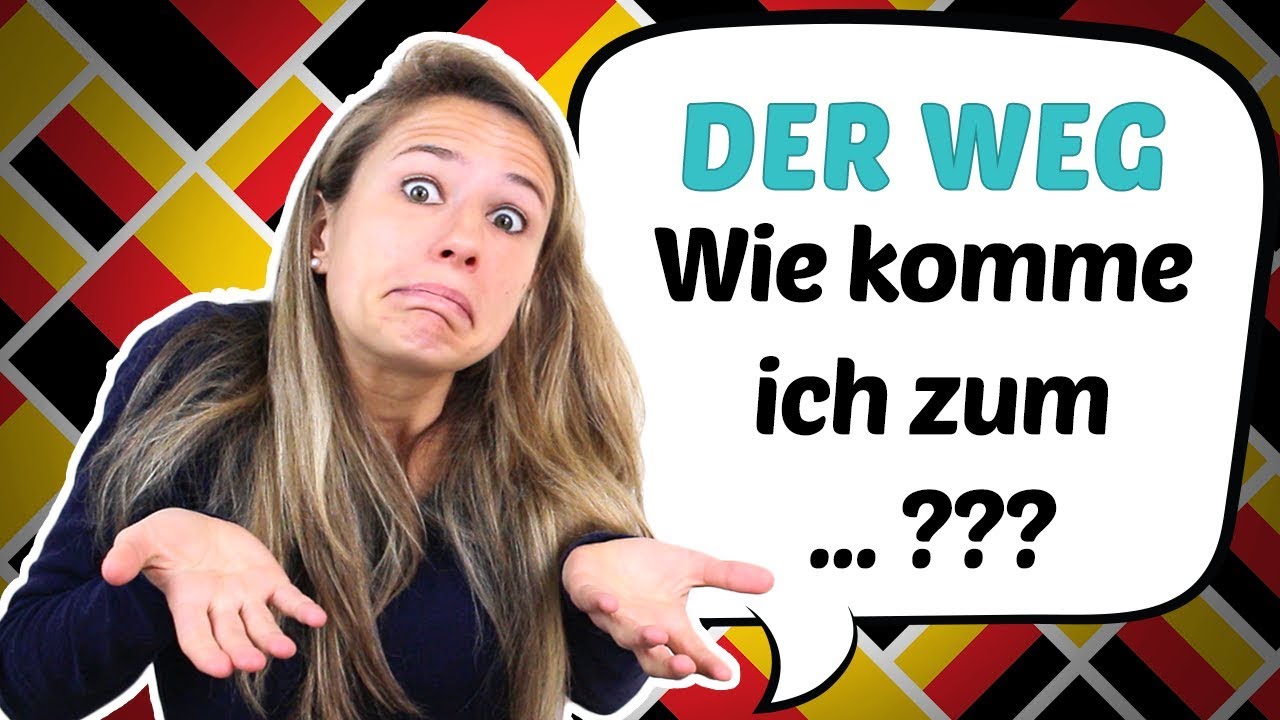 How to give DIRECTIONS in GERMAN (