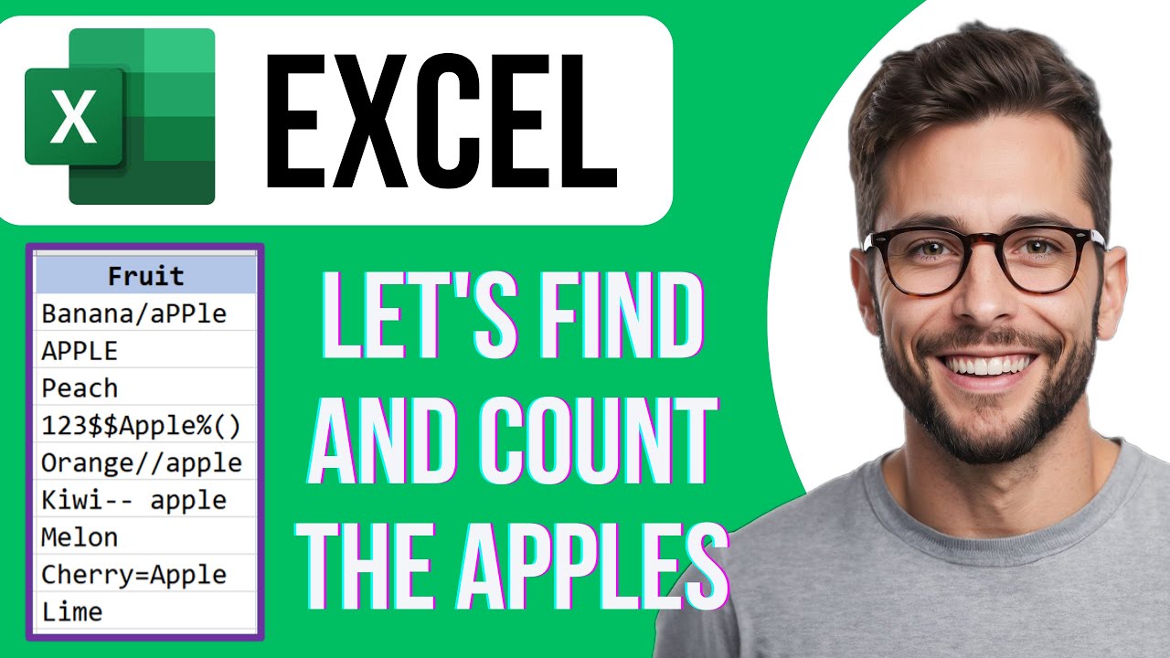 How To Count The Particular Word In Excel