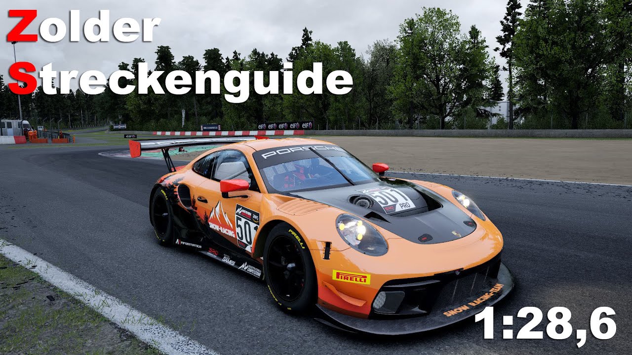 Streckenguide Zolder ACC | Assetto Corsa Competizione | Deutsch | Porsche 911 | NeoTraceMK2