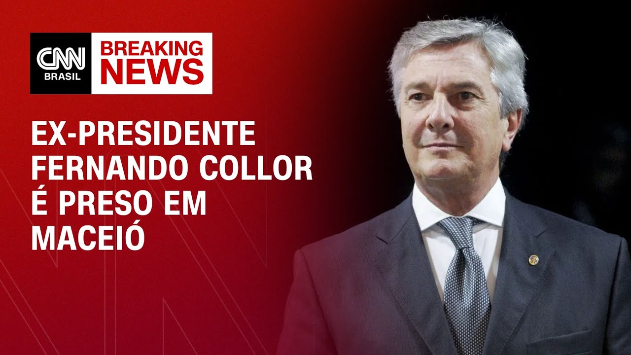 Ex-presidente Fernando Collor é preso em Maceió após decisão de Moraes | CNN BRASIL