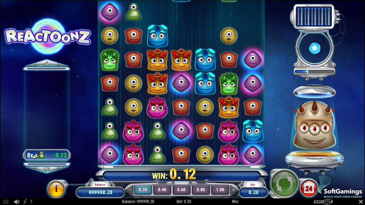 Play'n GO - Reactoonz - Gameplay Demo