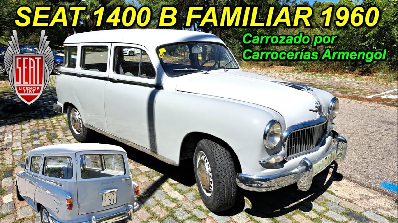 ⛽Seat 1400 B Familiar 1960 por Carrocerías Armengol. #seat1400