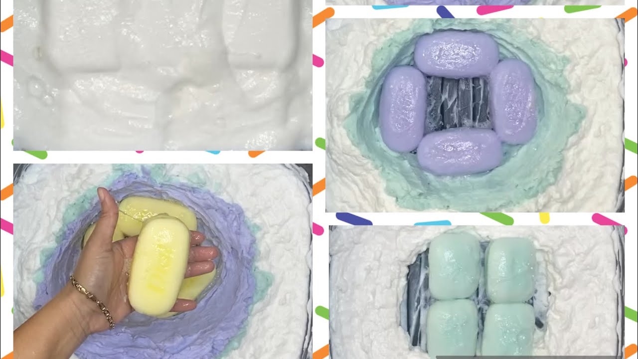 Special 1K video PART 1 🎉🎉🎉 mushy soap play ASMR #asmr #mushysoap #relaxingsounds #serafinasasmr