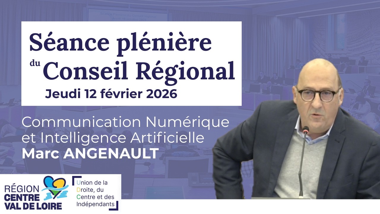 Intervention de Marc ANGENAULT sur le numérique et l'intelligence artificielle