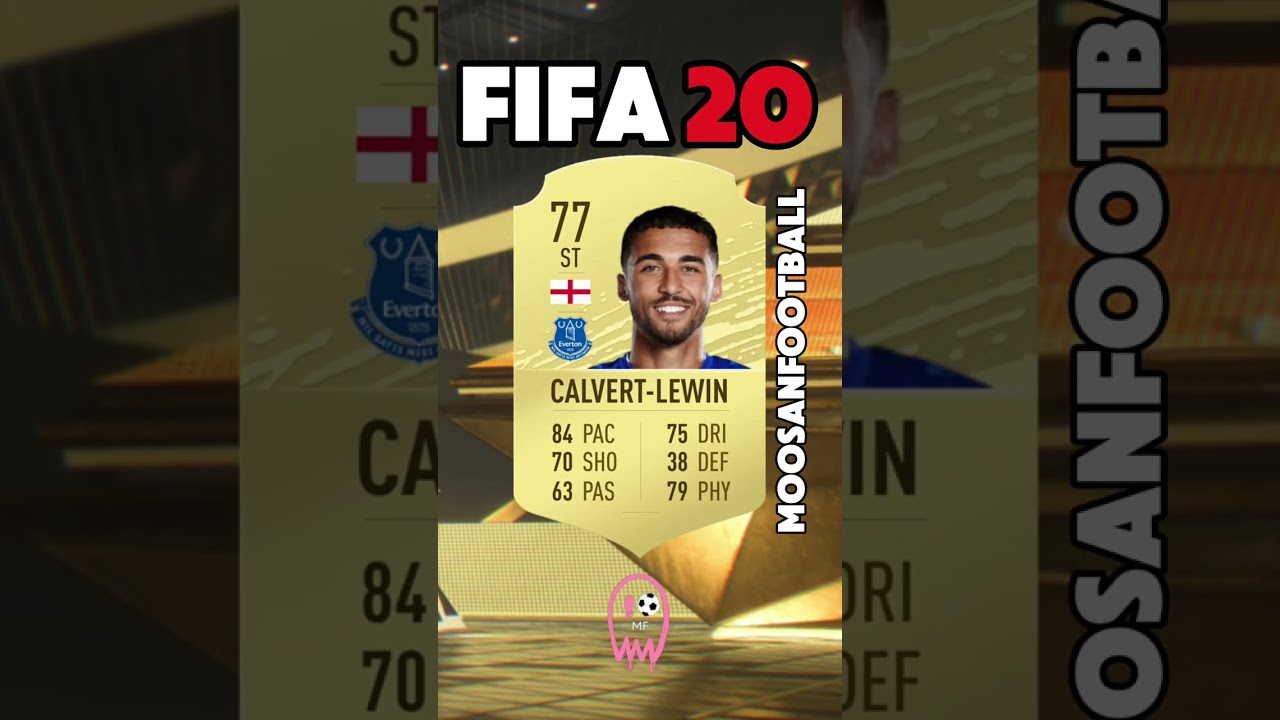 Dominic Calvert-Lewin FIFA card evolution!🔥🏴󠁧󠁢󠁥󠁮󠁧󠁿 #shorts #fifa #eafc24 #calvertlewin #football