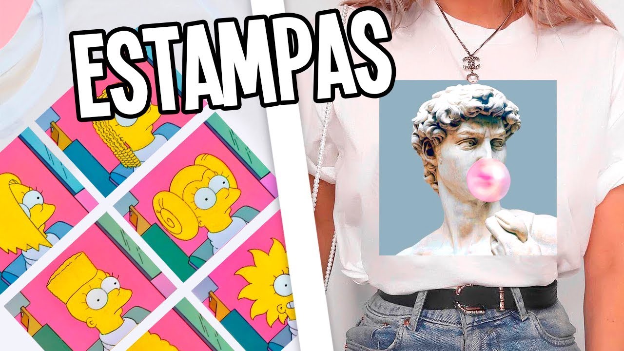 COMO ESTAMPAR REMERAS/CAMISETAS MUY FACIL Y EN CASA! 3 IDEAS - Tutoriales Belen