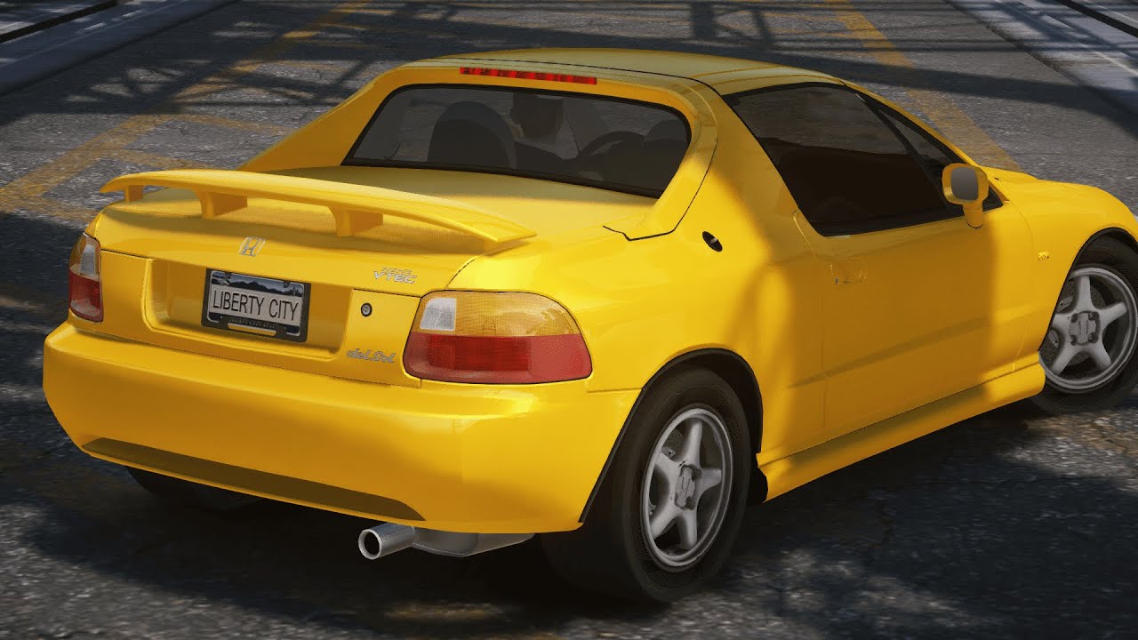 GTA IV Honda CR-X Del Sol Crash Testing
