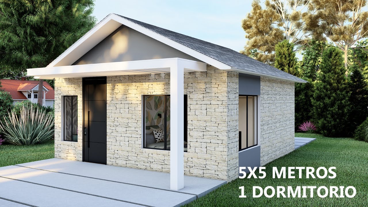 CASA MODERNA Y ACOGEDORA  DE 5X5 METROS