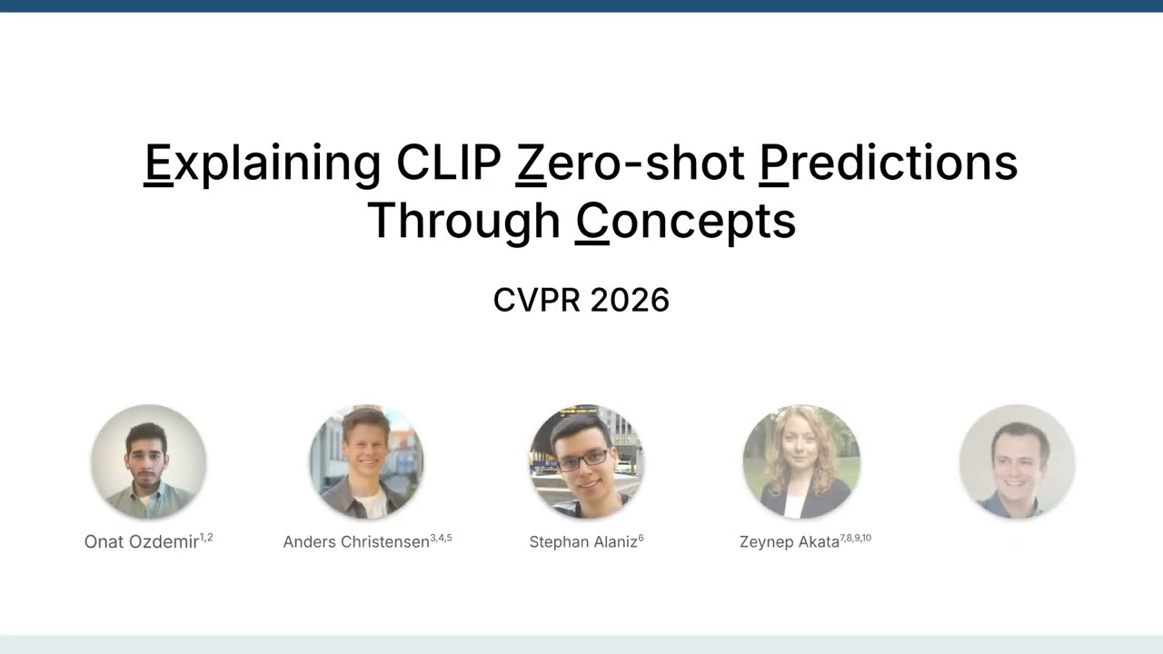 [CVPR 2026] Explaining CLIP Zero-shot Predictions Through Concepts (EZPC)