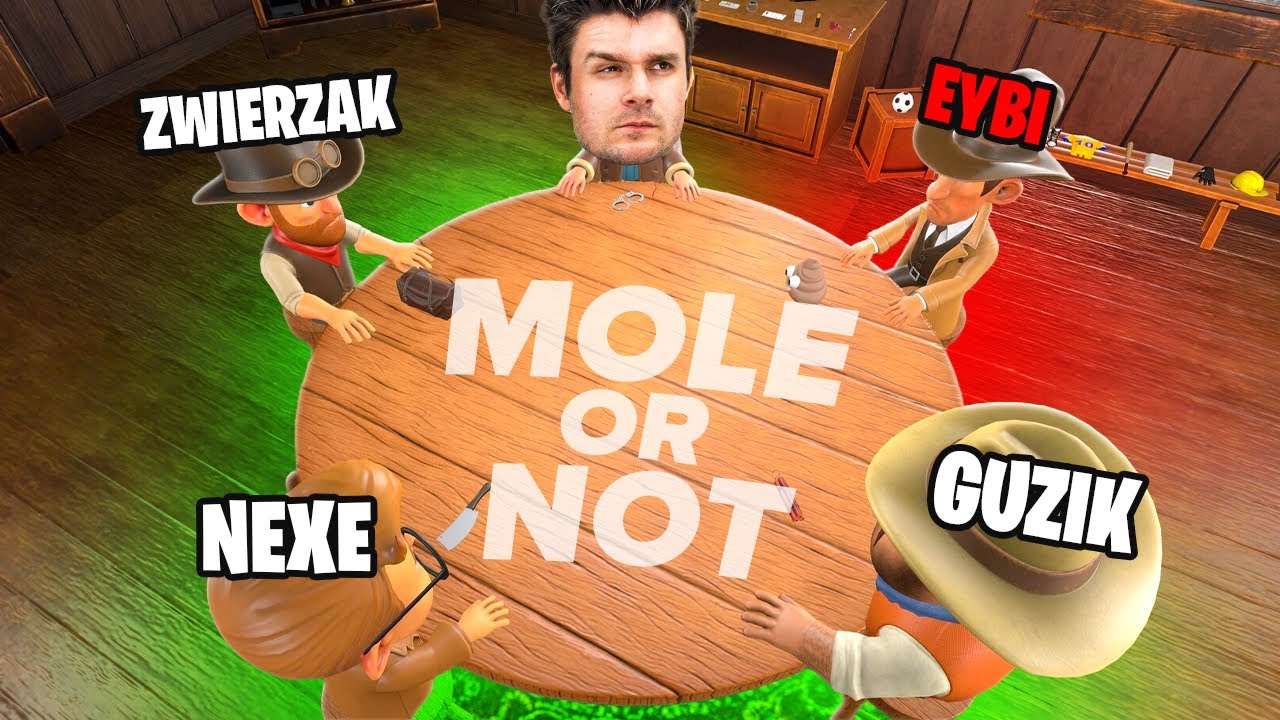 4 OSOBY ZNAJĄ SŁOWO! KRET NIE ZNA SŁOWA!!! KŁAMIE!! | Mole or Not