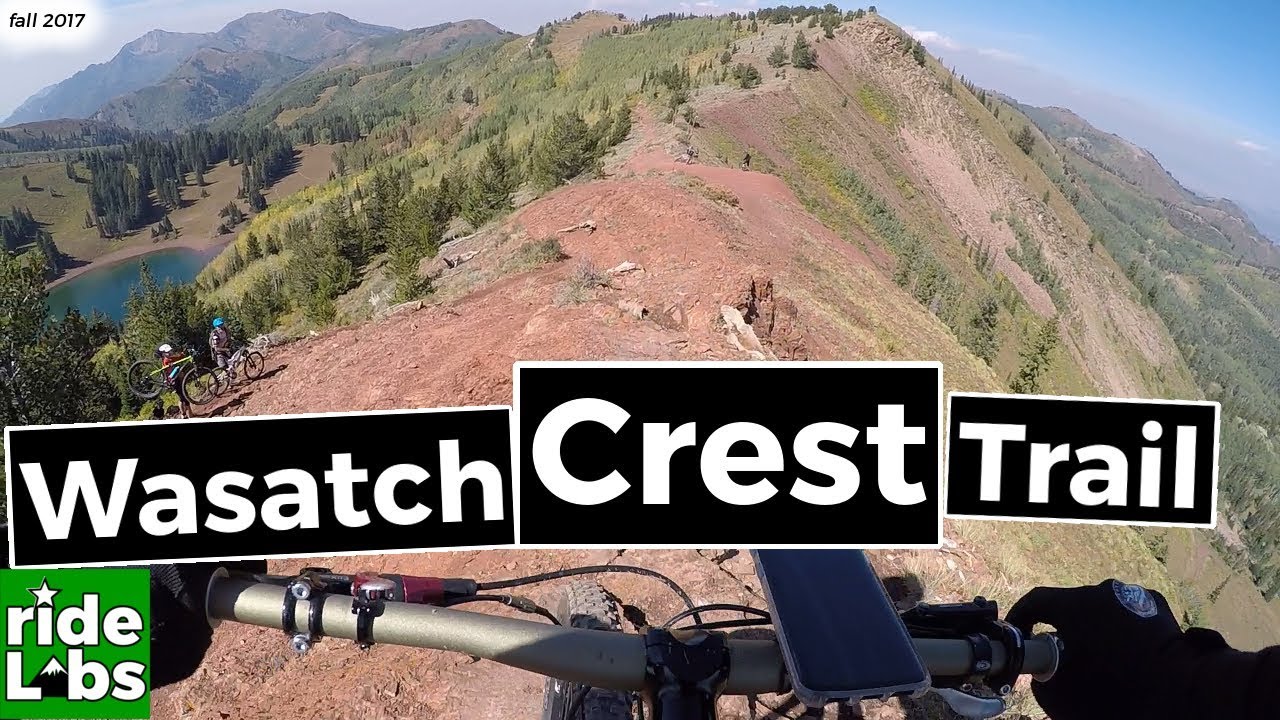 Wasatch Crest Trail - Right Side Spine, Crashing Drone, Fast Millcreek and flying down Pipeline