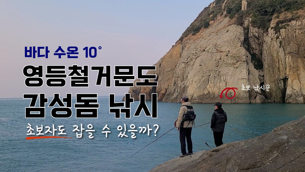거문도 영등철 감성돔! 초보 찌낚시꾼의 운명은?