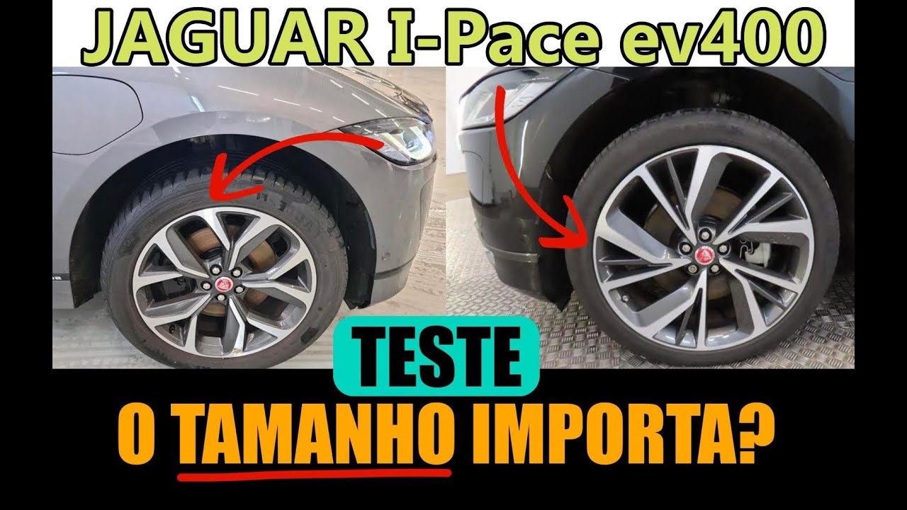 Jaguar I-Pace ev400 - pequeno teste autonomia a 2 veículos