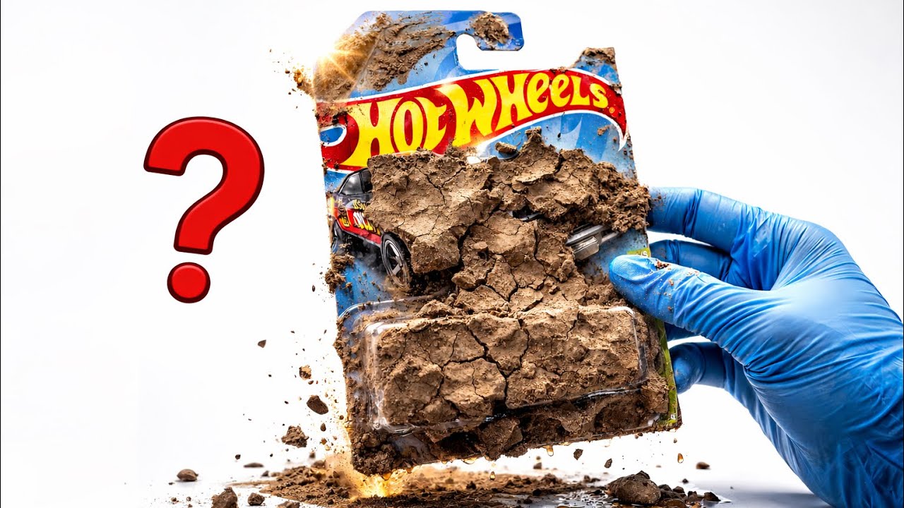 Cleaning a Hot Wheels Covered in Hardened Dirt | Satisfying ASMR
