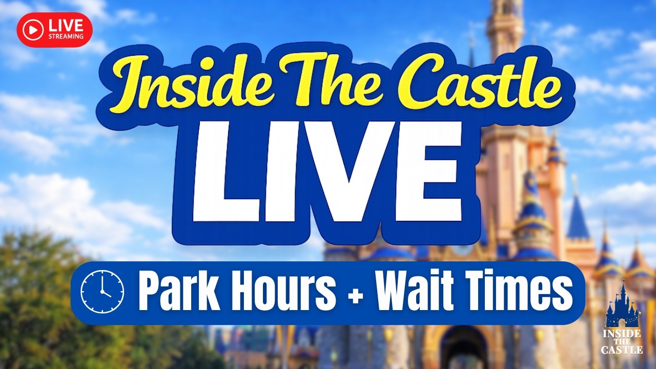 Disney World Resort TV 🏰 LIVE Wait Times + Park Hours + Relaxing Ambience Music