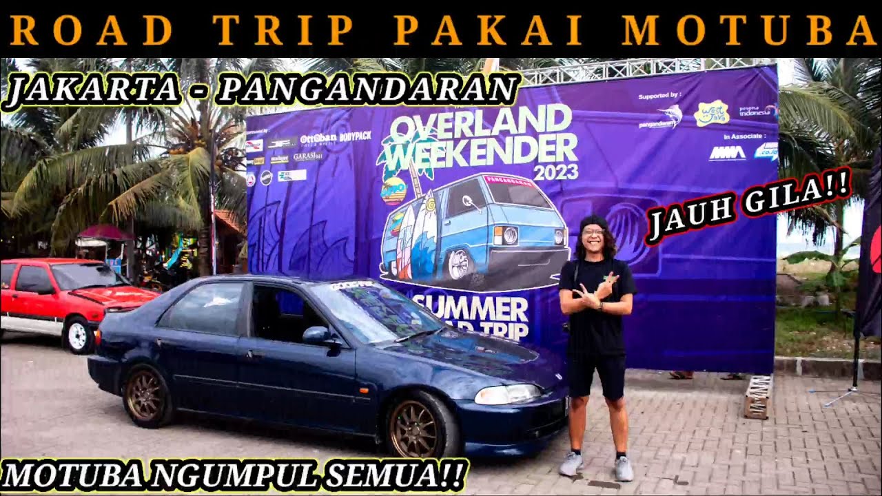 ROAD TRIP PAKAI MOTUBA | JAKARTA- PANGANDARAN | GO 90'S OVERLAND | MOTUBA NGUMPUL SEMUA