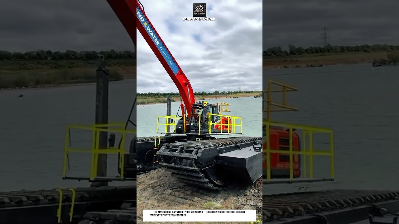 Advance Technology Amphibious Excavator Tool for Water Projects