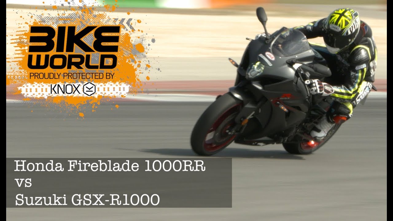 2017 Suzuki GSX-R1000 vs 2017 Honda Fireblade 1000RR