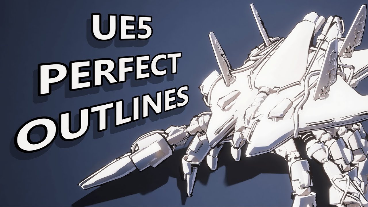 UE5 Outline Masterclass: Smoothed Normals & Overlay Material