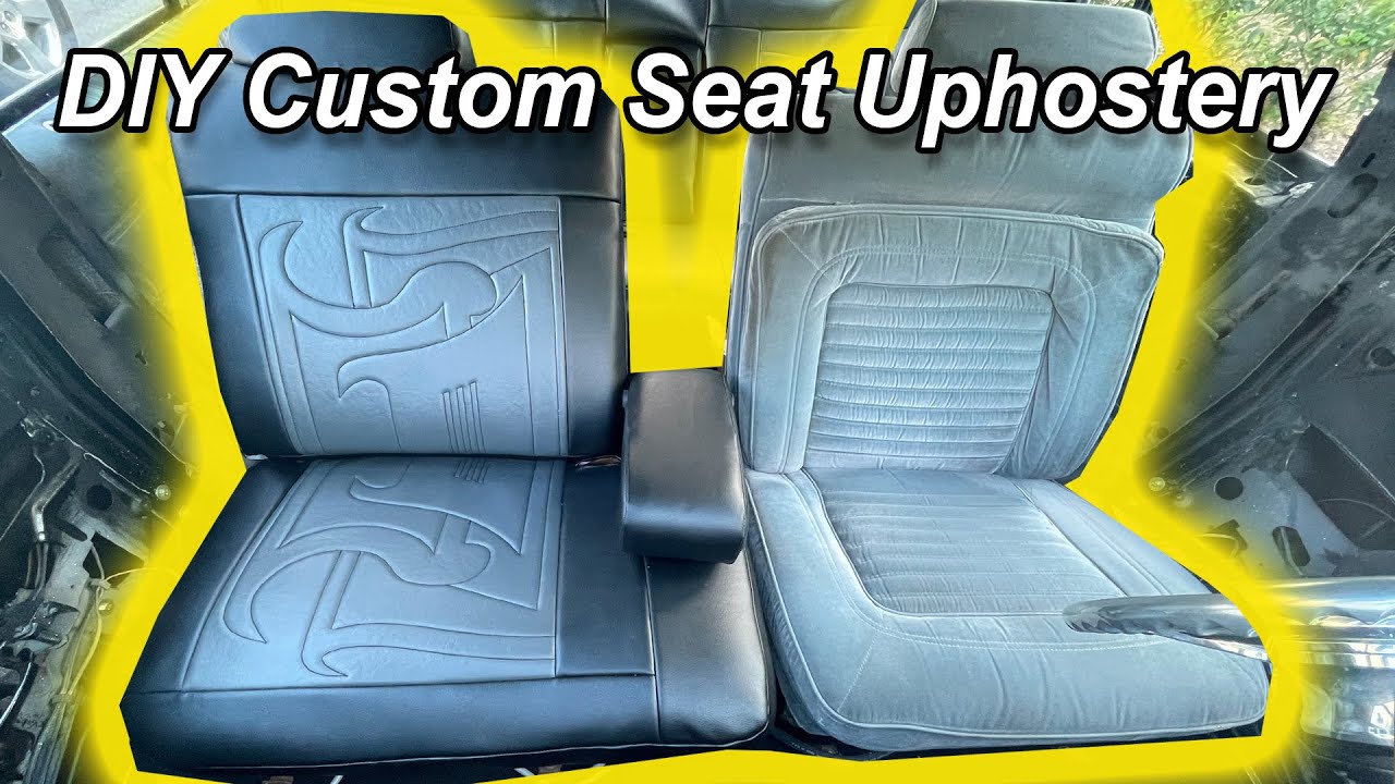 DIY custom lowrider seat upholstery