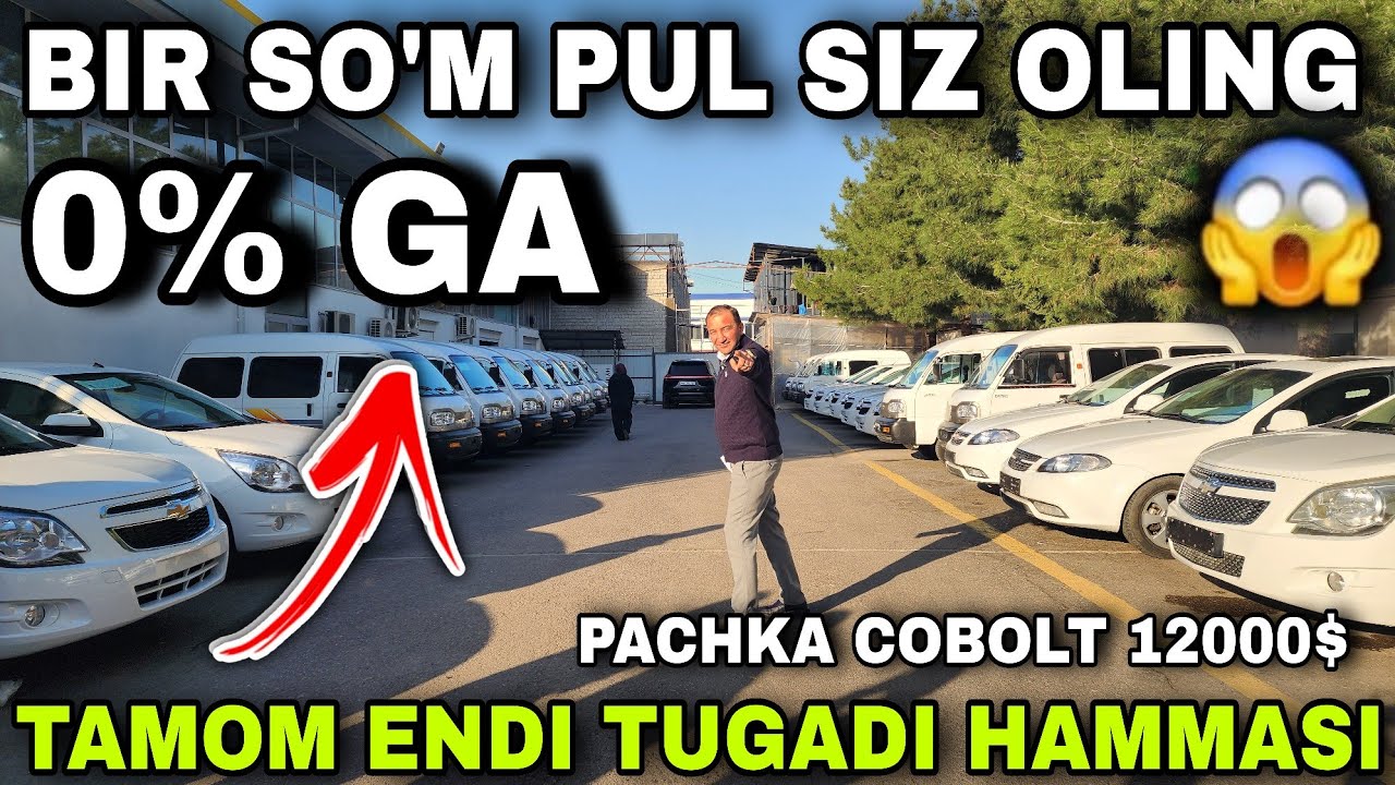 13 MART LEADER AVTO SITYDA 0% GA BIR SO'M PUL MASHINA OLING KAPEKA BOLIB KETDI