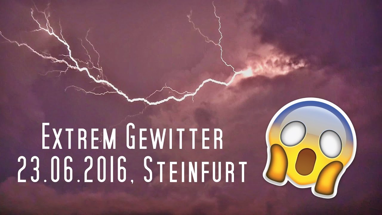 Heftiges Unwetter Steinfurt/NRW | 23.06.2016