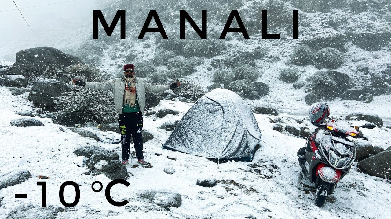 Manali | Solang Valley | Camping in Snow | Feb 2023 | Ankit Himachali