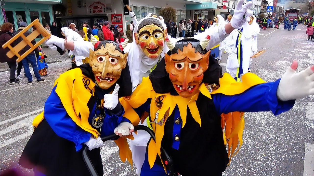 Großer Buurefasnetsumzug in Weil am Rhein 2023 | Alemannische Fasnet 🇩🇪