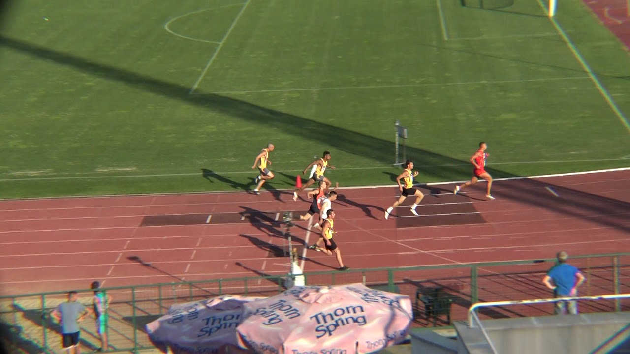 Men's 100m, Heat 2, OC, Petar Peev - 10.75, Sofia BUL, 2019