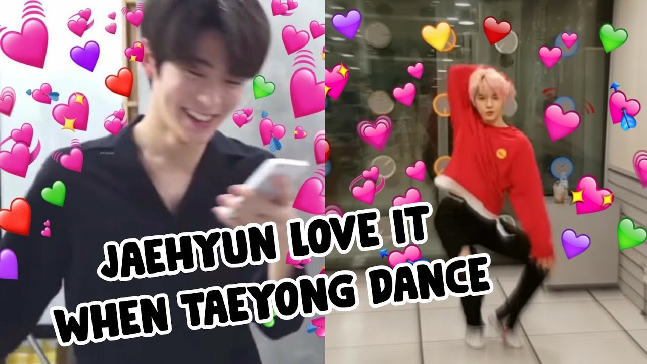 Jaehyun love it when Taeyong dance