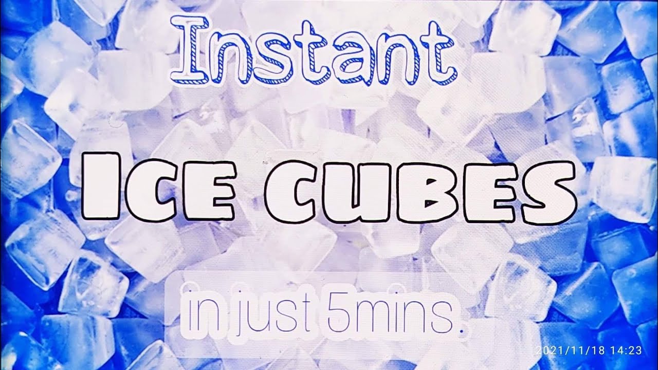 Instant Portable Clear Ice Maker / ICE CUBES in just 5mins. / Como Hacer Cubitos de Hielo #icecubes