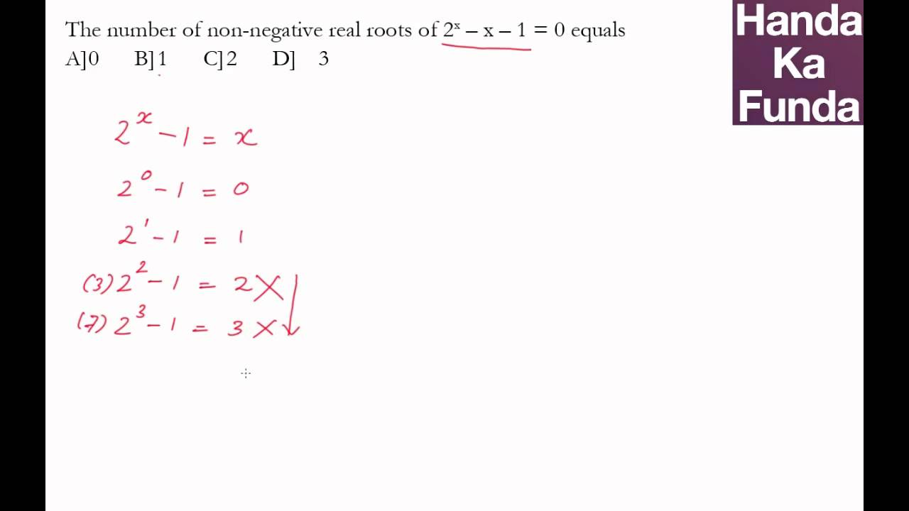 CAT Exam Online Coaching Preparation Material - Algebra - Handa Ka Funda (C03AL08)