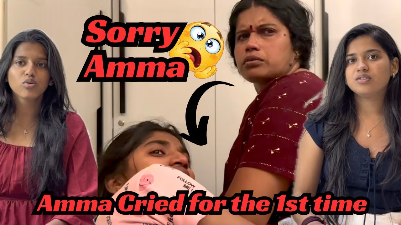 I AM SORRY AMMA 😢||Amma cried for the first time 🥺||Appa surprised me 🤩