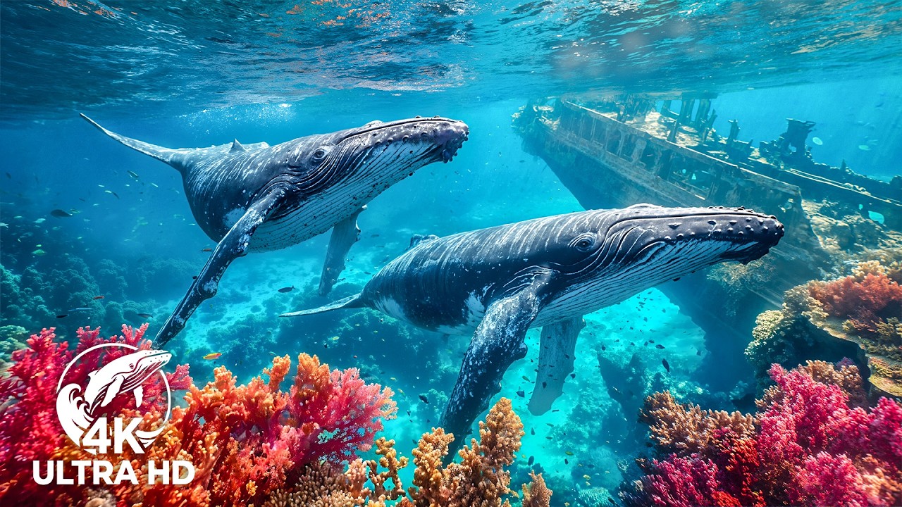 Amazing Ocean Paradise 4K – Beautiful Colorful Coral Reef, Marine Life & Tranquil Sleep Ambience