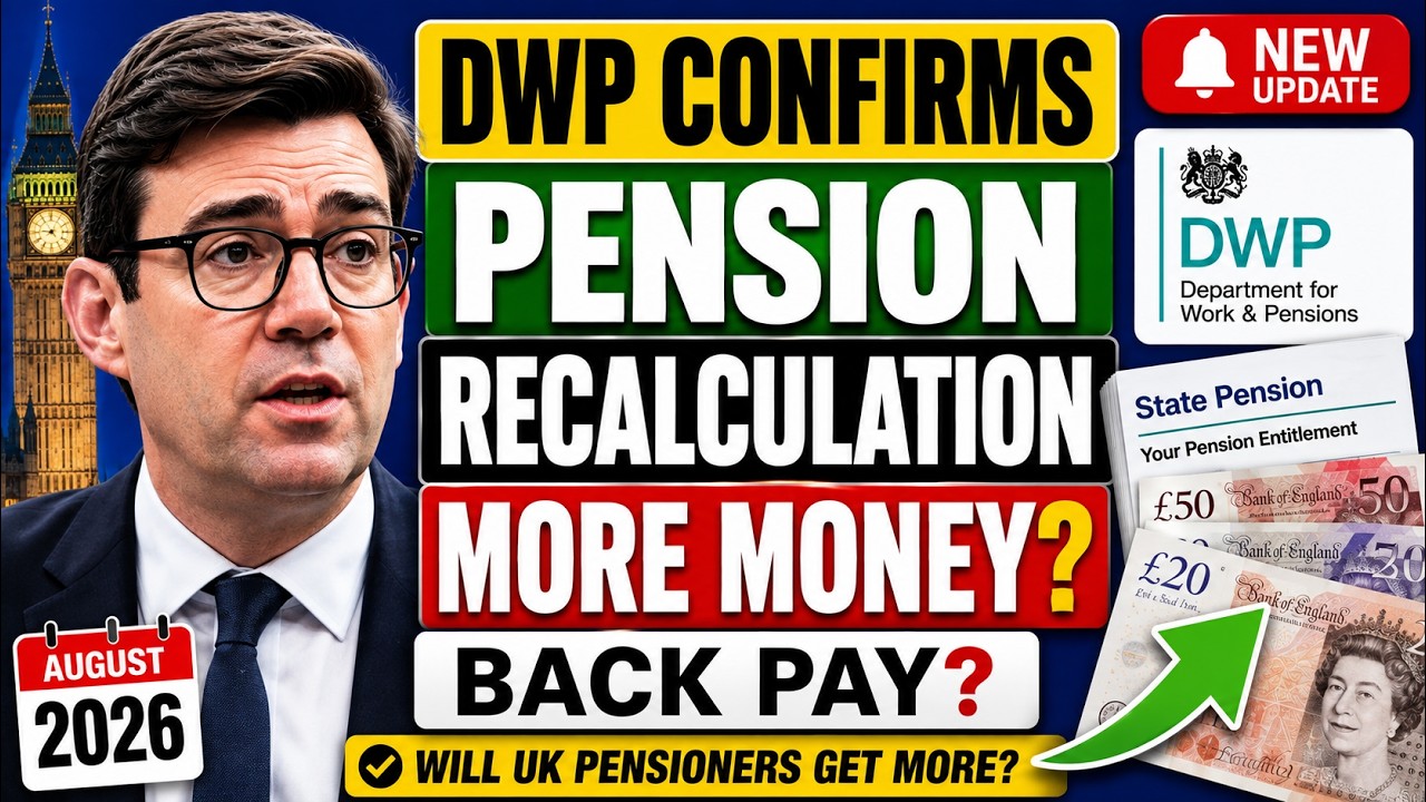 DWP Confirms Pension Recalculation in August 2026 &ndash; Will UK Pensioners Get More & Back Payments?