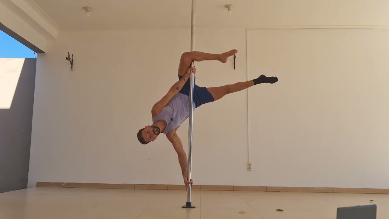Aula completa Pole Dance Intermediário com Julio Peixoto