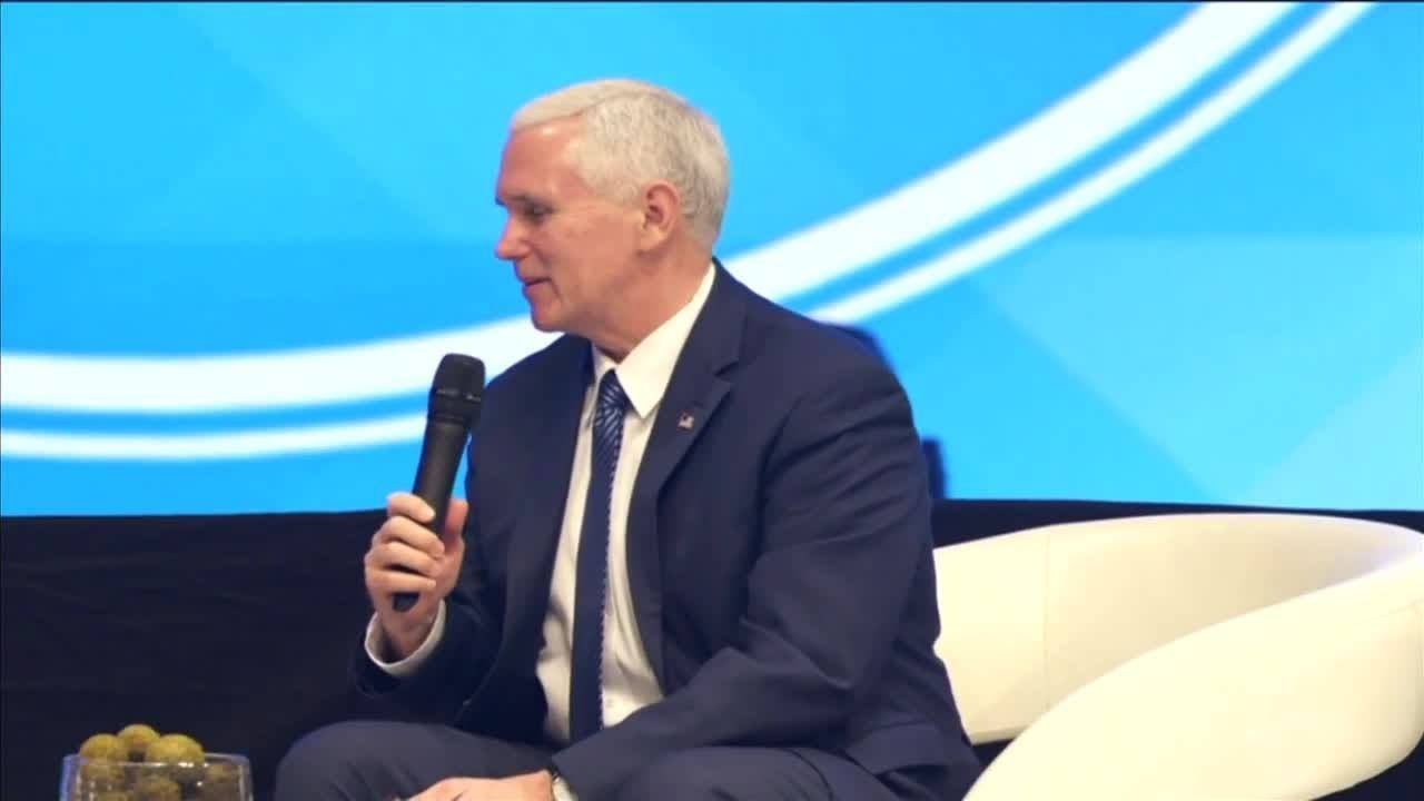 Vice President Mike Pence visits South Florida church