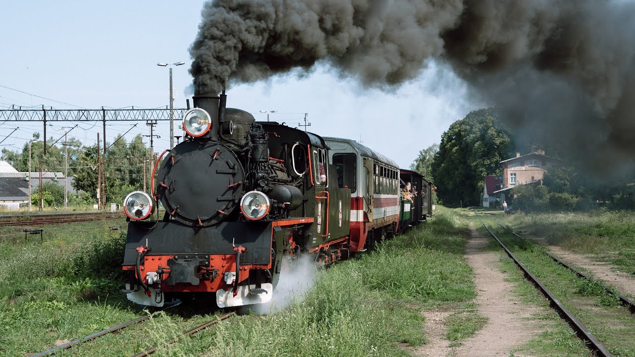 Wakacje z parowozem Px48-3901 na Koszalińskiej Kolei Wąskotorowej 2025.08.09