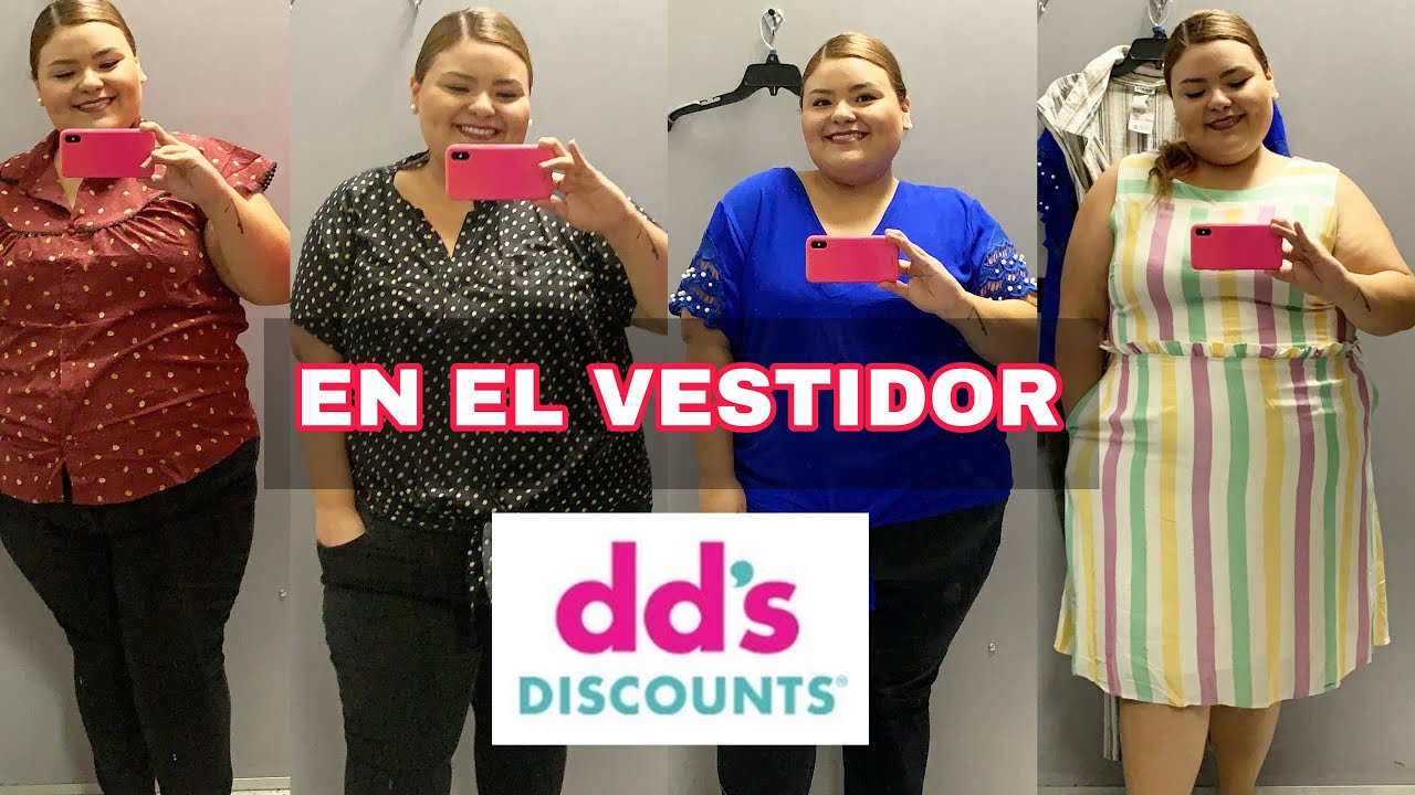 EN EL VESTIDOR DE dd's DISCOUNTS/BUSCANDO TALLAS GRANDES