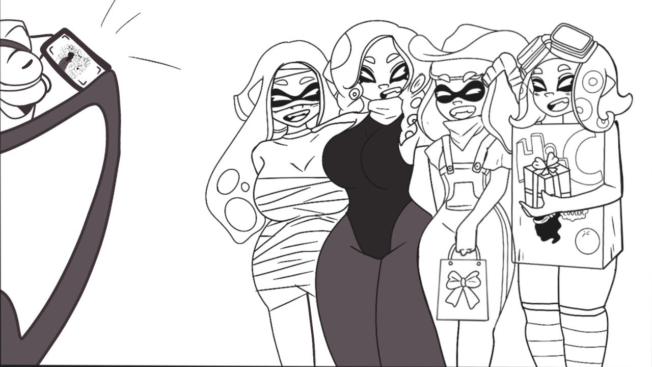 Falloween Baby Shower-Part 2-!Bondi's Falloween!-Splatoon Comic Dub